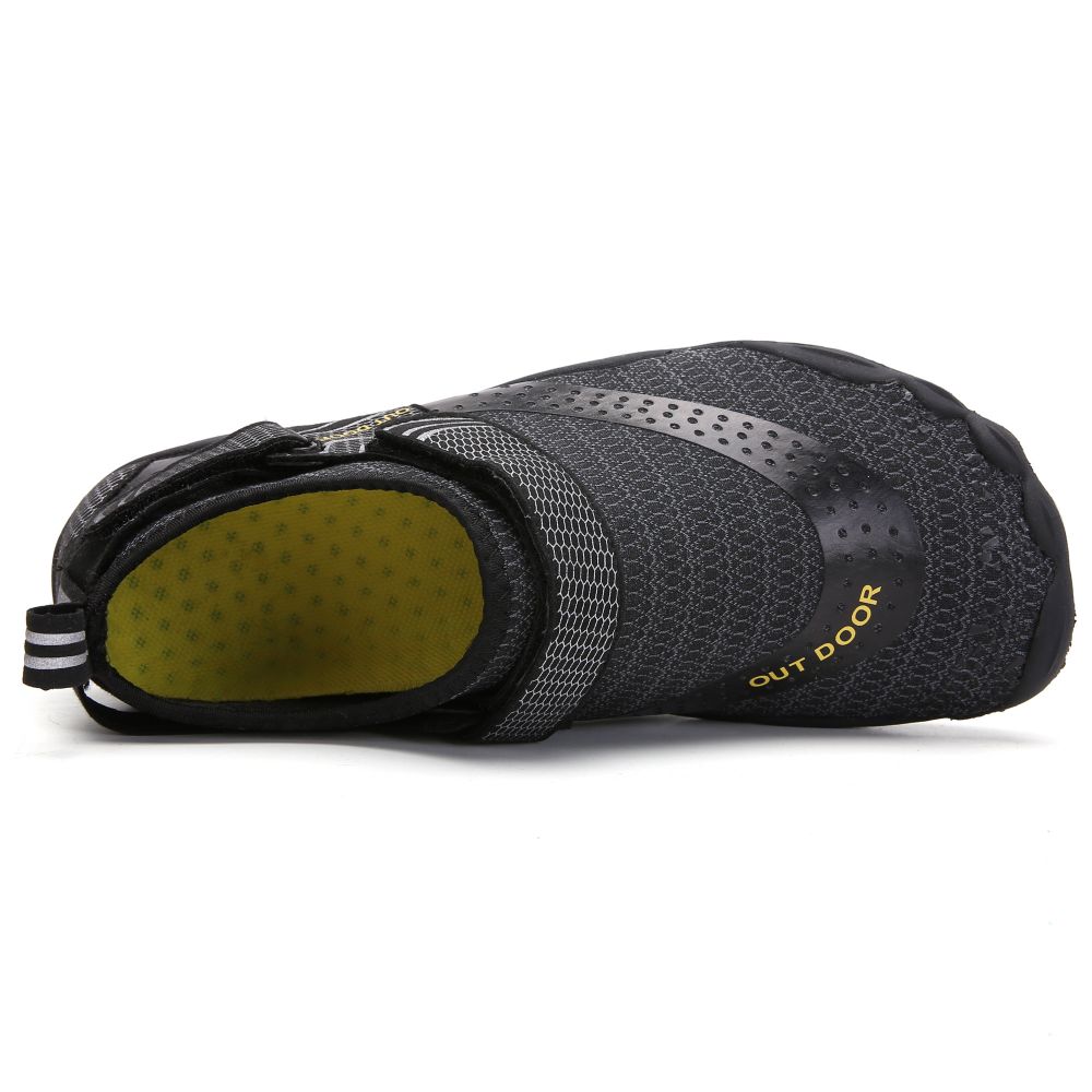 Men Women Water Shoes Barefoot Quick Dry Aqua Sports Shoes - Black Size EU38 = US5 V213-01WS-A-G-BLK38
