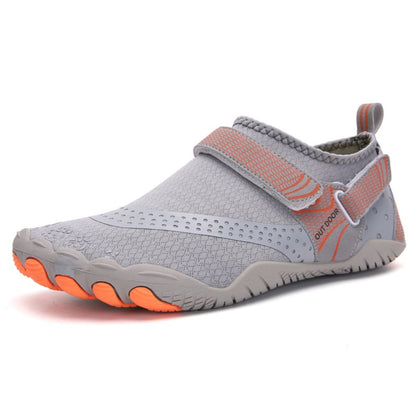 Men Women Water Shoes Barefoot Quick Dry Aqua Sports Shoes - Grey Size EU40 = US7 V213-01WS-A-G-GRY40