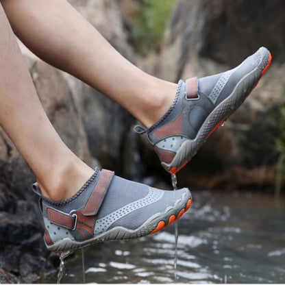 Men Women Water Shoes Barefoot Quick Dry Aqua Sports Shoes - Grey Size EU43 = US8.5 V213-01WS-A-G-GRY43