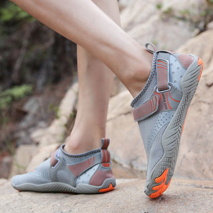Men Women Water Shoes Barefoot Quick Dry Aqua Sports Shoes - Grey Size EU43 = US8.5 V213-01WS-A-G-GRY43