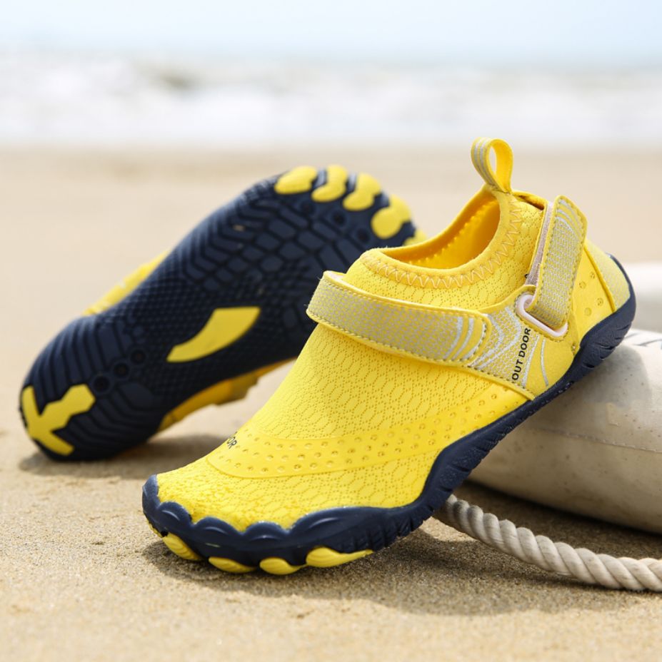Women Water Shoes Barefoot Quick Dry Aqua Sports Shoes - Yellow Size EU39 = US6 V213-01WS-A-G-YLW39