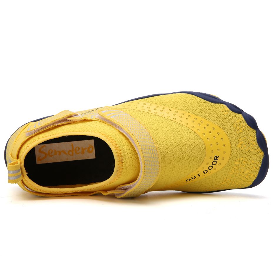 Women Water Shoes Barefoot Quick Dry Aqua Sports Shoes - Yellow Size EU39 = US6 V213-01WS-A-G-YLW39
