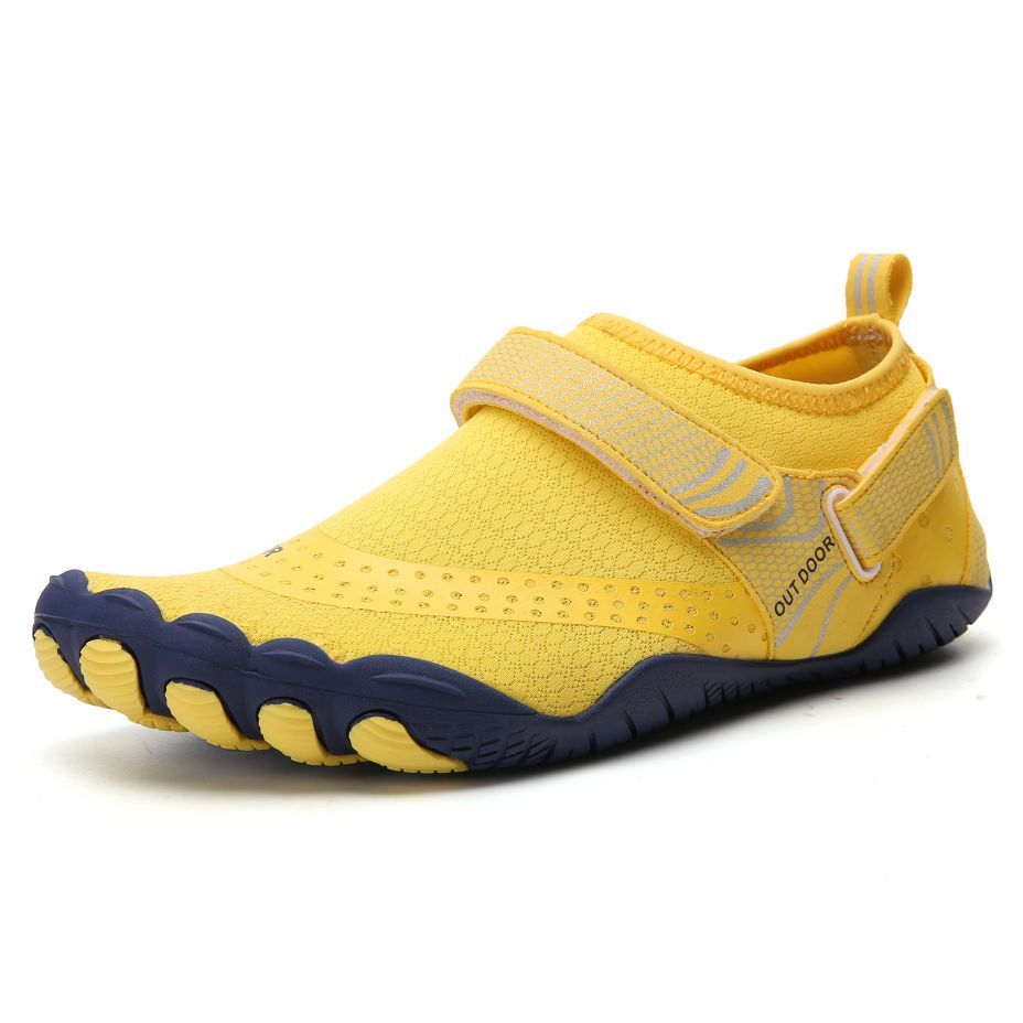 Women Water Shoes Barefoot Quick Dry Aqua Sports Shoes - Yellow Size EU39 = US6 V213-01WS-A-G-YLW39
