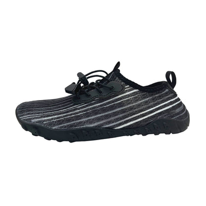 Water Shoes for Men and Women Soft Breathable Slip-on Aqua Shoes Aqua Socks for Swim Beach Pool Surf Yoga V213-05WS-A-G-BLK7