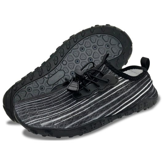 Water Shoes for Men and Women Soft Breathable Slip-on Aqua Shoes Aqua Socks for Swim Beach Pool Surf Yoga V213-05WS-A-G-BLK7
