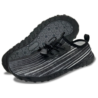 Water Shoes for Men and Women Soft Breathable Slip-on Aqua Shoes Aqua Socks for Swim Beach Pool Surf Yoga V213-05WS-A-G-BLK95
