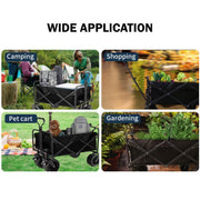 Folding Cart Small Black V213-CART-SML-BLK