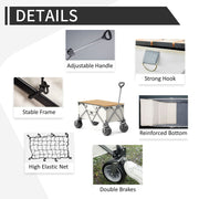 Folding Cart Small Black V213-CART-SML-BLK