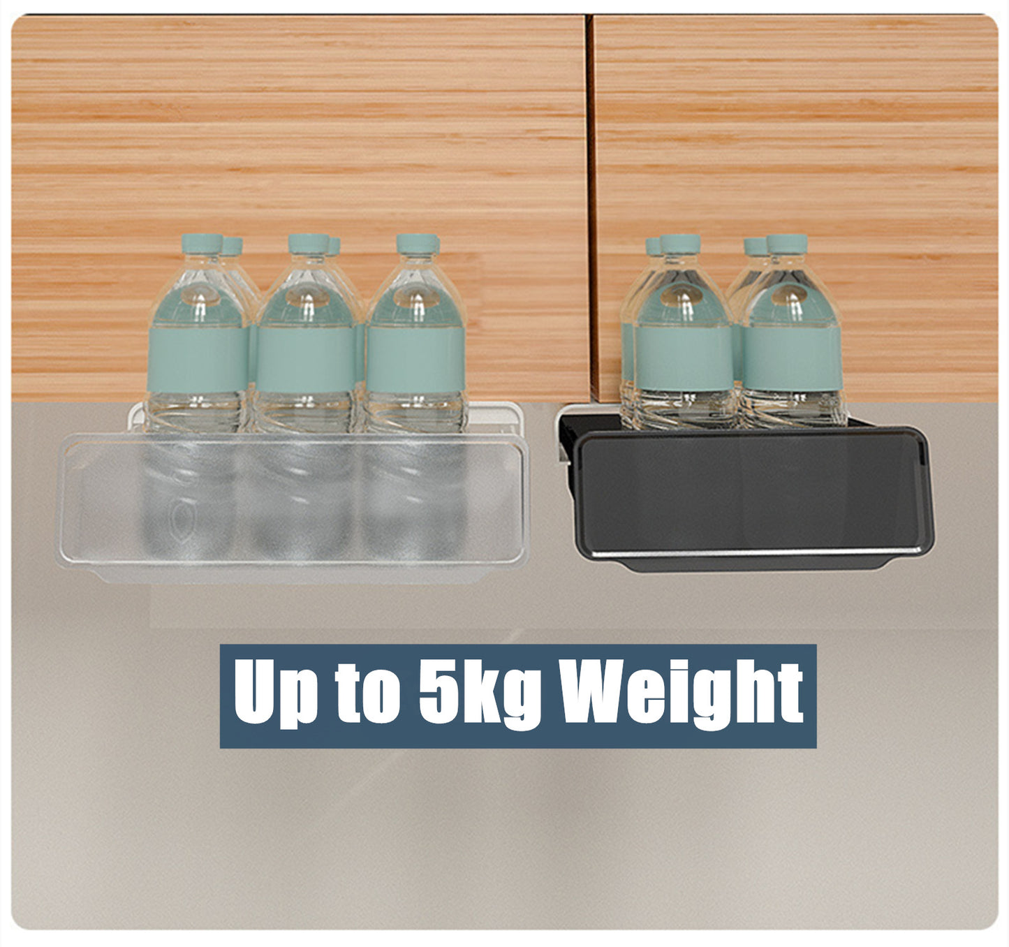 Under Desk Drawer Slide-out Large Office Organizers and Storage Drawers - Small Black V213-DRAWER-A-SBLK