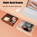 Under Desk Drawer Slide-out Large Office Organizers and Storage Drawers - Small Black V213-DRAWER-A-SBLK