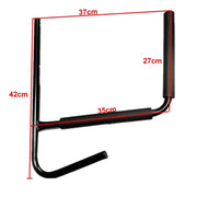 2Pcs Kayak Wall Rack Carrier Canoe Paddle Surfboard Holder Wall Mount Shelf V213-HOOK-A-BLK