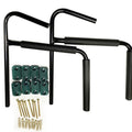 2Pcs Kayak Wall Rack Carrier Canoe Paddle Surfboard Holder Wall Mount Shelf V213-HOOK-A-BLK