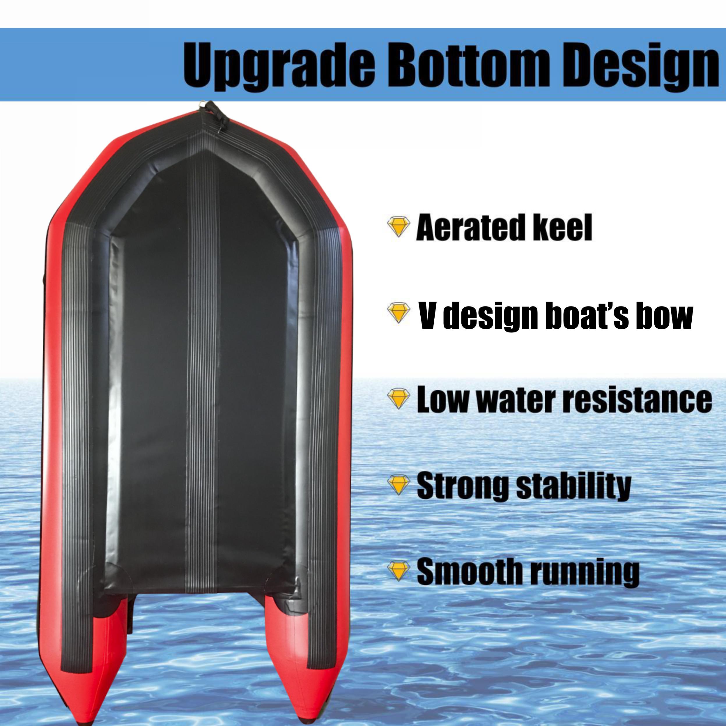 3.6m Inflatable Dinghy Boat Tender Pontoon Rescue- Red V213-IFB01-RED36