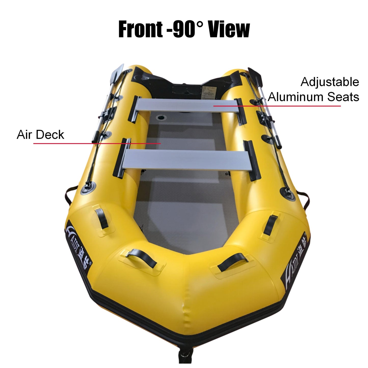 3m Inflatable Dinghy Boat Tender Pontoon Rescue- Yellow V213-IFB01-YEL30