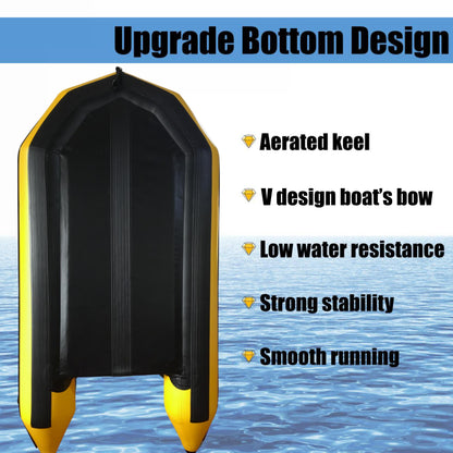 3m Inflatable Dinghy Boat Tender Pontoon Rescue- Yellow V213-IFB01-YEL30