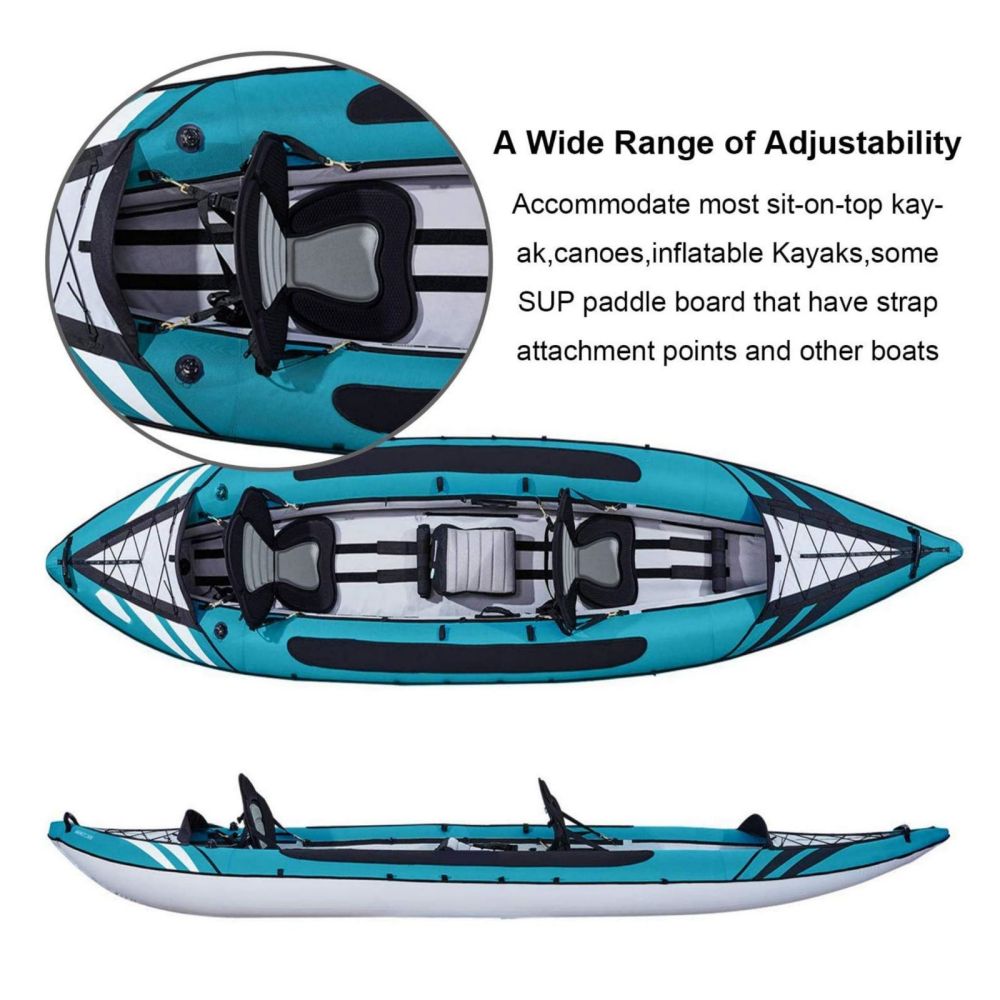 SUP Paddle Board Seats for Kayaking Canoeing Rafting Fishing V213-KS01-A-BLKGRY1PC