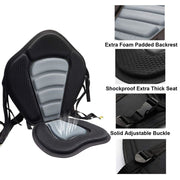 SUP Paddle Board Seats for Kayaking Canoeing Rafting Fishing V213-KS01-A-BLKGRY1PC