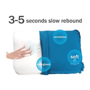 Self Inflating Camping Pillow with Ergonomic 3D Support - Gold V213-PILLOW-A-GOLD