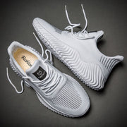 Men's Sneakers Outdoor Road Shoes Breathable Lightweight Non-slip ( White Size US9.5=US43 ) V213-SN556-A-WHT43