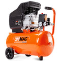 UNIMAC 24L 2.0HP Air Compressor, Direct Drive, 2 Couplers for Airtools Tyre Inflation, Portable, Electric V219-ACMELEUM250A