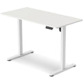 FORTIA Sit To Stand Standing Desk, 120x60cm, 72-118cm Electric Height Adjustable, White V219-ADKSSTFO2WTWB