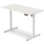 FORTIA Sit To Stand Standing Desk, 120x60cm, 72-118cm Electric Height Adjustable, White V219-ADKSSTFO2WTWB