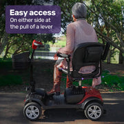 EQUIPMED Mobility Scooter Electric Motorised Power Portable 4 Wheel Folding V219-AGCMSCEMQA2RD