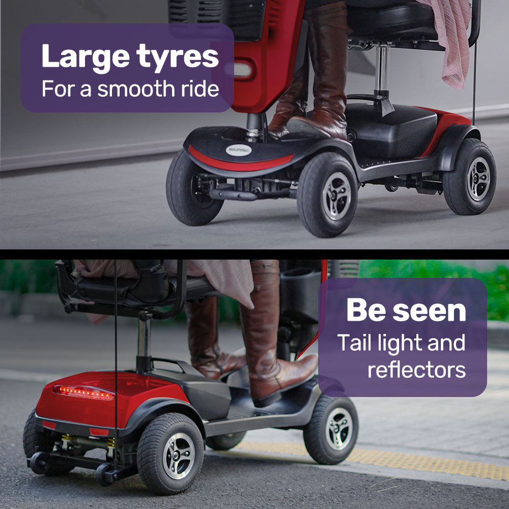 EQUIPMED Mobility Scooter For Elderly Motorized Electric Older Adults 4 Riding V219-AGCMSCEMQA3RD