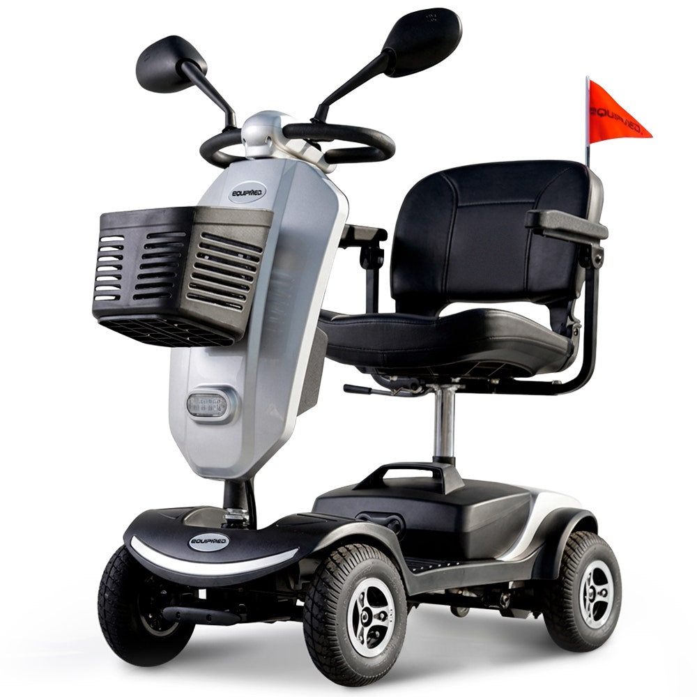 EQUIPMED Mobility Scooter Electric Motorized Ride On E-Scooter for Elderly Older Adult Handicap Aid V219-AGCMSCEMQA3SL