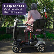 EQUIPMED Mobility Scooter Electric Motorized Ride On E-Scooter for Elderly Older Adult Handicap Aid V219-AGCMSCEMQA3SL