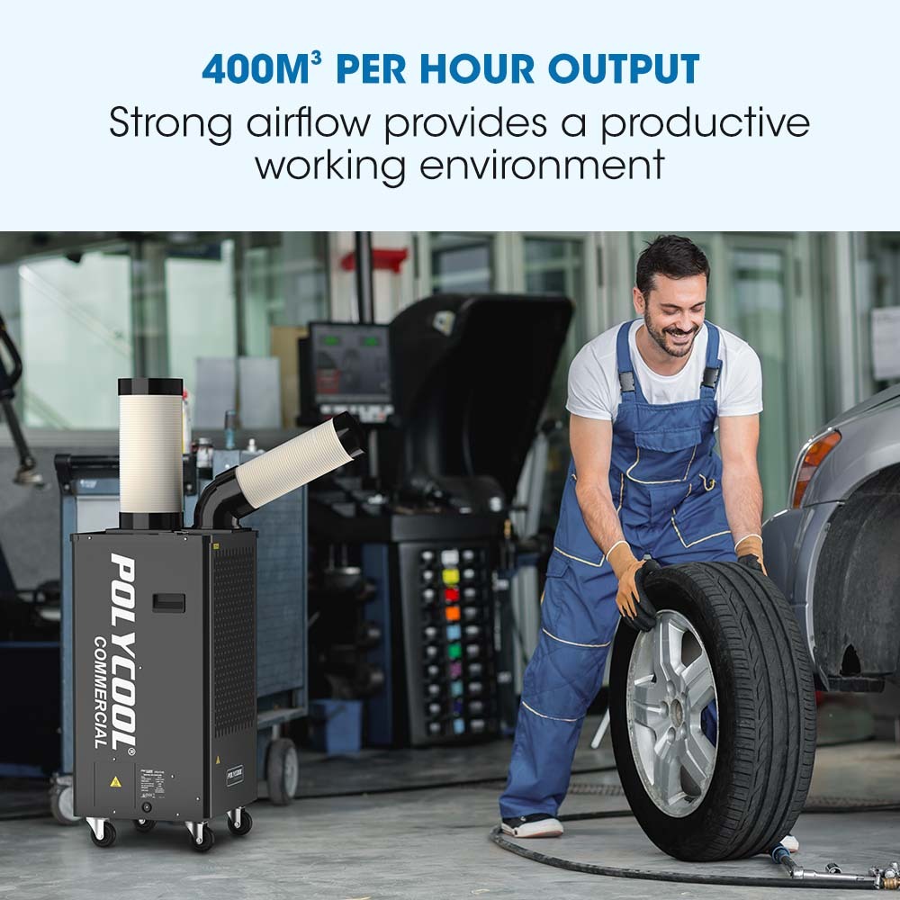 POLYCOOL 2.7kW Portable Industrial Spot Cooler V219-AIRINDPLYA35K