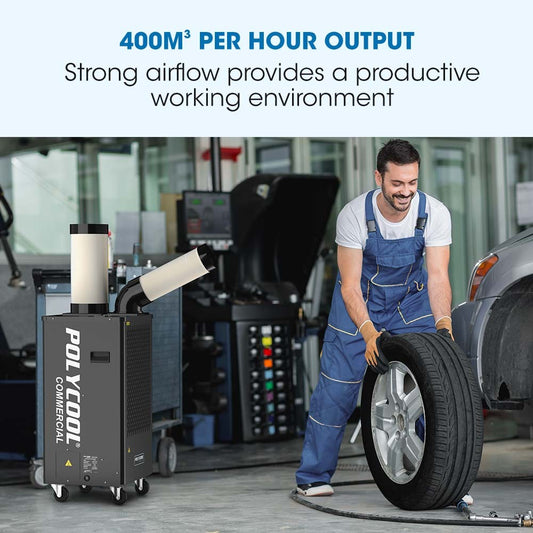 POLYCOOL 2.7kW Portable Industrial Spot Cooler V219-AIRINDPLYA35K