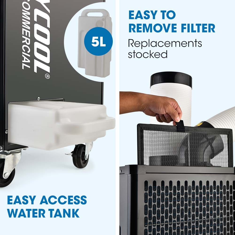POLYCOOL 2.7kW Portable Industrial Spot Cooler V219-AIRINDPLYA35K