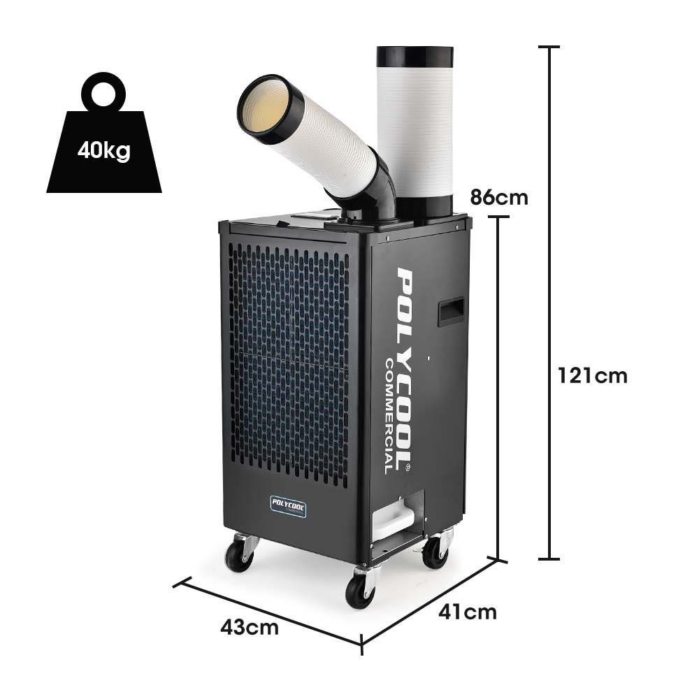 POLYCOOL 2.7kW Portable Industrial Spot Cooler V219-AIRINDPLYA35K