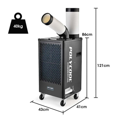 POLYCOOL 2.7kW Portable Industrial Spot Cooler V219-AIRINDPLYA35K
