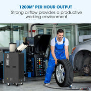 POLYCOOL 6.5kW Portable Industrial Spot Cooler, with Triple Cooling Ducts, 15A Plug V219-AIRINDPLYA75K