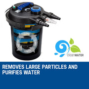PROTEGE Aquarium External Canister Filter Aqua Fish Tank Pond Water UV Light 10000 L/H V219-AQUEFIPROA8M0