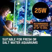 PROTEGE Aquarium External Canister Fish Tank Pump Pond Pressure Filter Garden 1250 L/H V219-AQUEFPPROA2M0