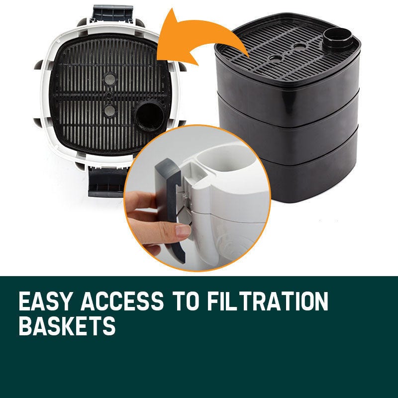 PROTEGE Aquarium External Canister Filter Aqua Fish Tank Pond Pump UV Light 1850 L/H V219-AQUEFPPROA4M0