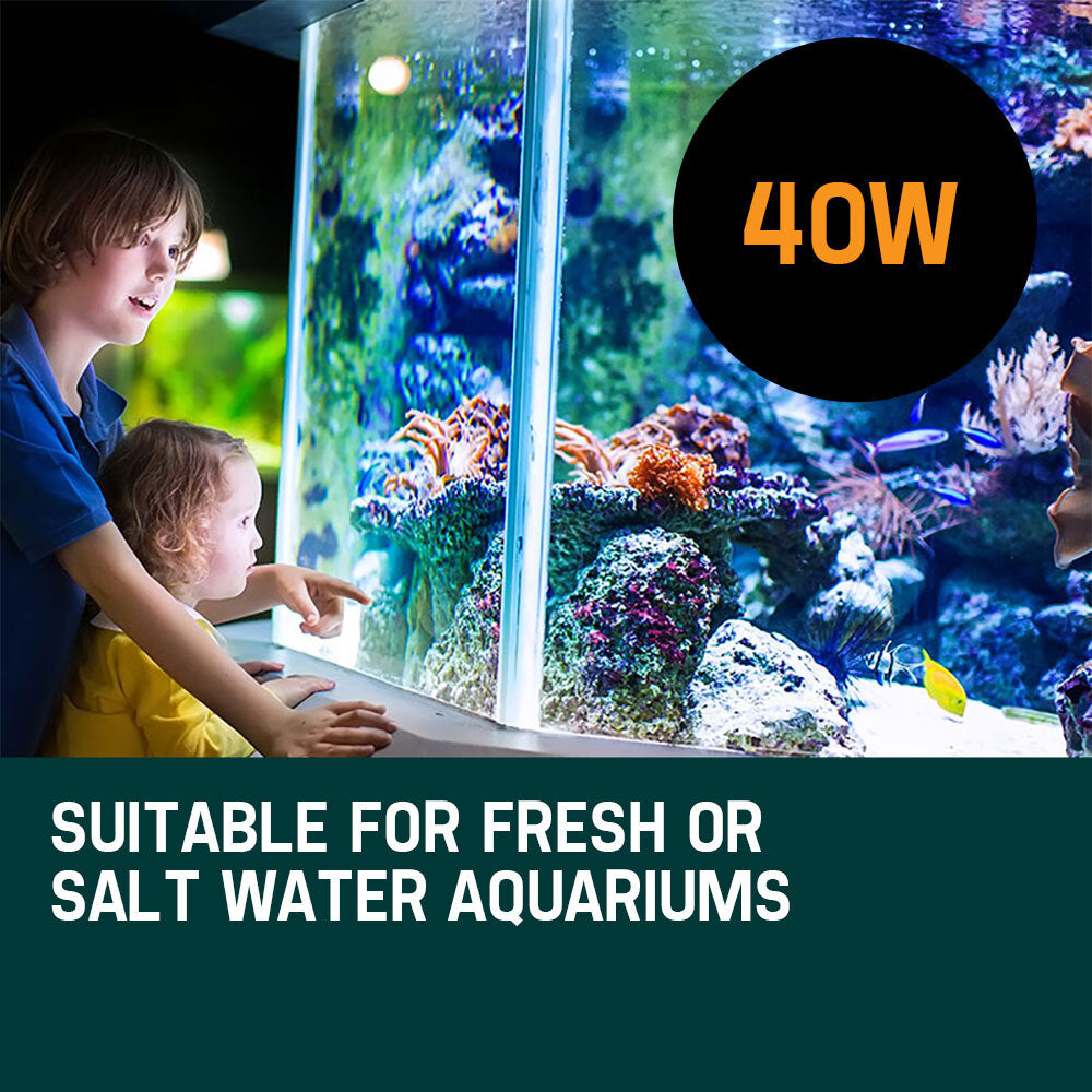 PROTEGE Aquarium External Canister Filter Aqua Fish Tank Pond Pump UV Light 1850 L/H V219-AQUEFPPROA4M0
