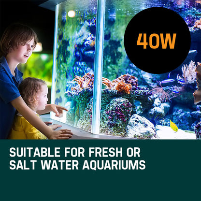 PROTEGE Aquarium External Canister Filter Aqua Fish Tank Pond Pump UV Light 1850 L/H V219-AQUEFPPROA4M0
