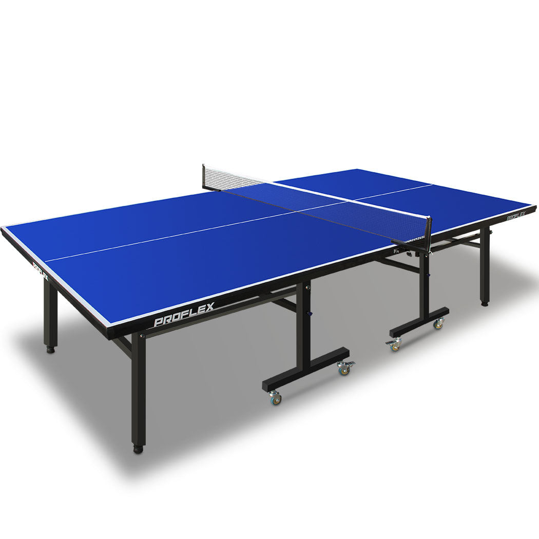 Proflex Table Tennis Table, with 4 Player Ping Pong Paddle and Pingpong Ball Pack V219-ATHTTBPFT1IA