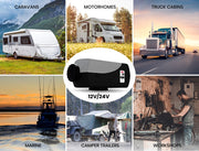 Thermomate Diesel Heater 12V 5kW Caravan Tank Remote Camper Trailer Van Air Motorhome Parking RV V219-ATORVHTHMA5GY