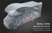 Thermomate Diesel Heater 12V 5kW Caravan Tank Remote Camper Trailer Van Air Motorhome Parking RV V219-ATORVHTHMA5GY