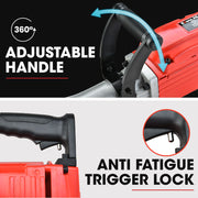Baumr-AG 2200W Pro-Grade Electric Demolition Jackhammer, with 3 Bonus Chisels, Carry Case V219-BAJHTL02A