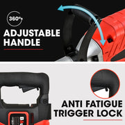 Baumr-AG 2400W Pro-Grade Electric Demolition Jackhammer, with 3 Bonus Chisels, Carry Case V219-BAJHTL05A