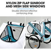 TAG-ALONG Pet & Cargo Bike Trailer, Bicycle Pet & Cargo Trailer, Cargo Carrier, Blue V219-BCAPBTTAPTBA