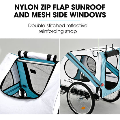 TAG-ALONG Pet & Cargo Bike Trailer, Bicycle Pet & Cargo Trailer, Cargo Carrier, Blue V219-BCAPBTTAPTBA