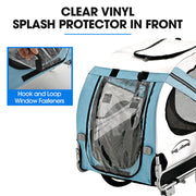 TAG-ALONG Pet & Cargo Bike Trailer, Bicycle Pet & Cargo Trailer, Cargo Carrier, Blue V219-BCAPBTTAPTBA