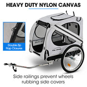 TAG-ALONG Pet & Cargo Bike Trailer, Bicycle Pet & Cargo Trailer, Cargo Carrier, Grey V219-BCAPBTTAPTGA